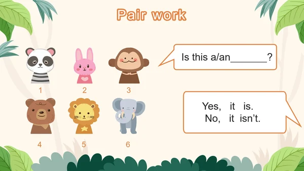 广东开心版unit3_AnimalsPPT模板