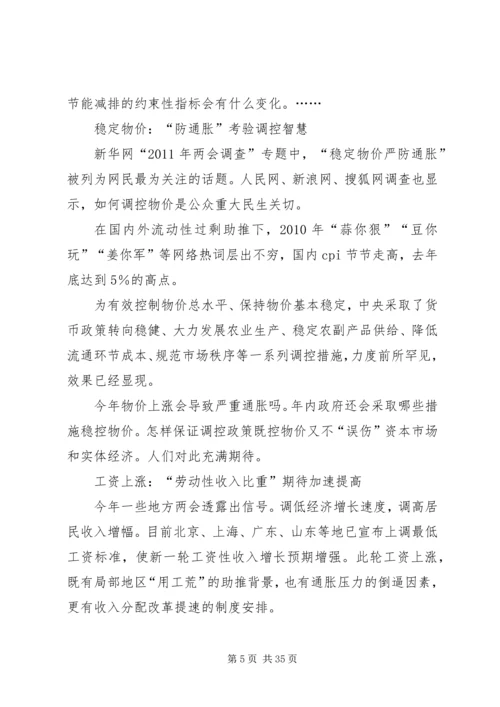 思想汇报两会[精选多篇] (2).docx