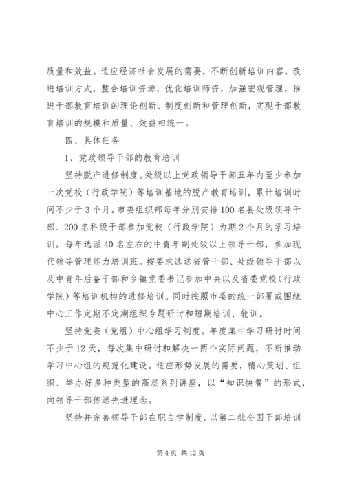 干部教育培训计划_1 (3).docx