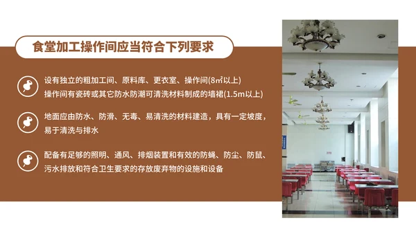 学校食堂食品安全卫生知识培训通用PPT模板