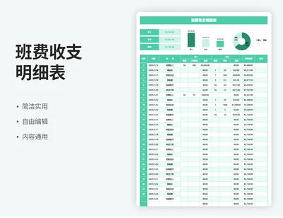 班费收支台账
