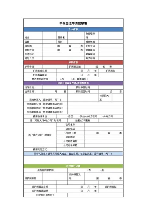 德国签证办理材料包-Word范文