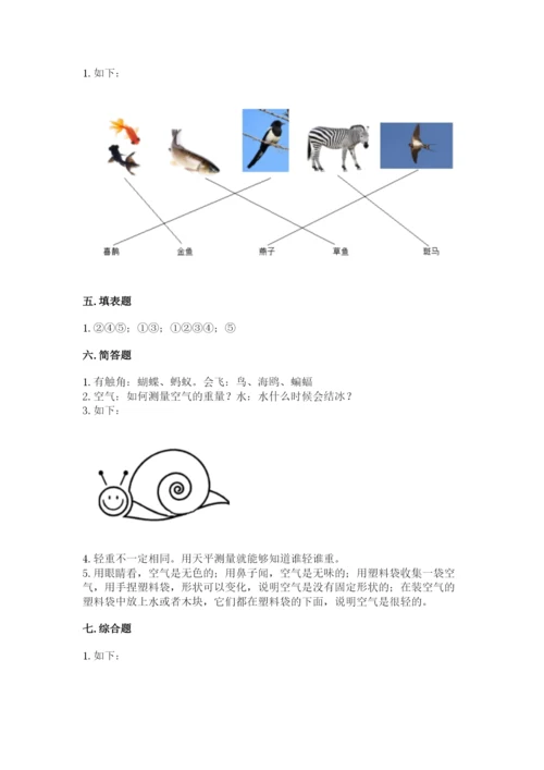 教科版一年级下册科学期末测试卷及完整答案【考点梳理】.docx