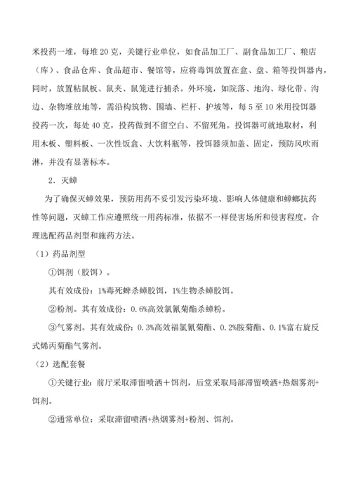 东街社区春季辖区灭鼠灭蟑工作实施专业方案.docx