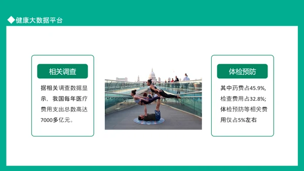 健康大数据平台健康预防重于医学治疗PPT