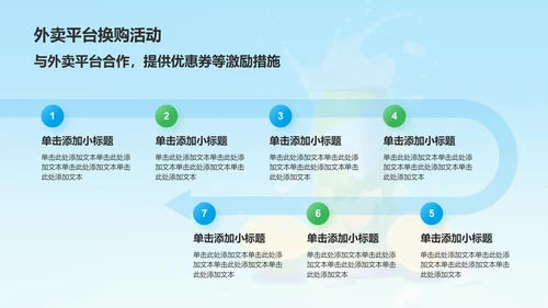 蓝色3D风饮料果汁活动策划PPT模板