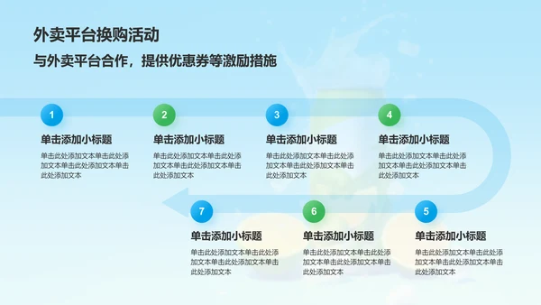 蓝色3D风饮料果汁活动策划PPT模板