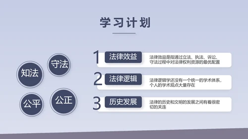 蓝色大气法治文化建设年年终总结动态PPT