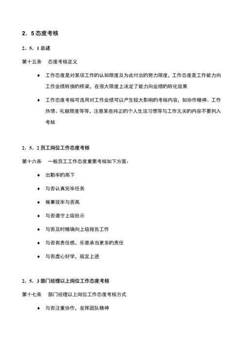 湖南公司绩效考评标准手册.docx