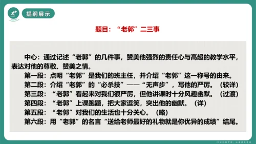 第四单元 写作 思路要清晰 课件-【课堂无忧】新课标同步核心素养课堂