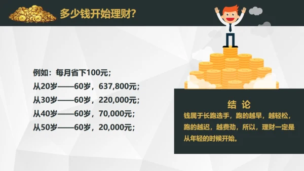 基金投资理财期货股市财富金融通用PPT模板
