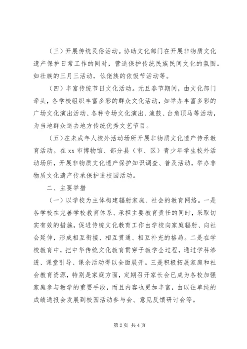 学校中华优秀传统文化教育调研基本情况汇报(精简篇).docx