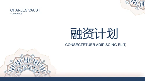 高端霸气创业融资计划书商业计划书动态PPT