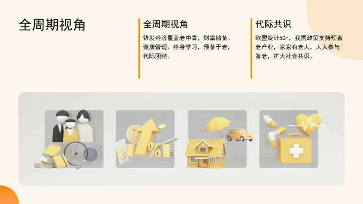 对于未来趋势与发展银发经济的政策过程ppt课件