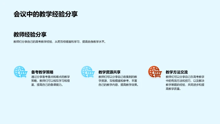 高考教学策略解析PPT模板