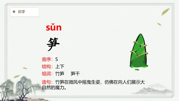 【2024秋季学期教材】语文三上22. 读不完的大书  生字识记课件