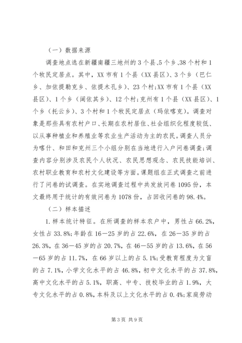 农民参与农村职教意愿.docx