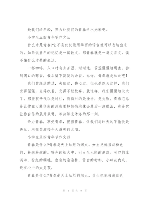 小学生五四青年节作文10篇.docx