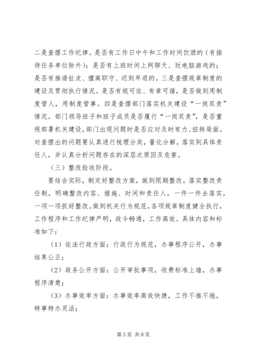 转变干部作风促进机关建设活动方案.docx