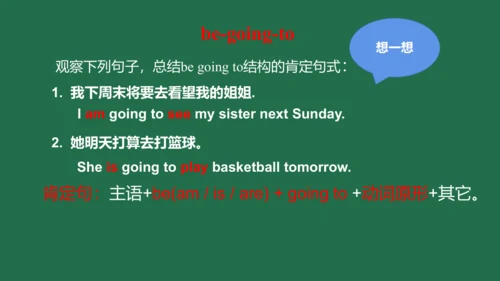 【be going to】课件ppt+习题讲解
