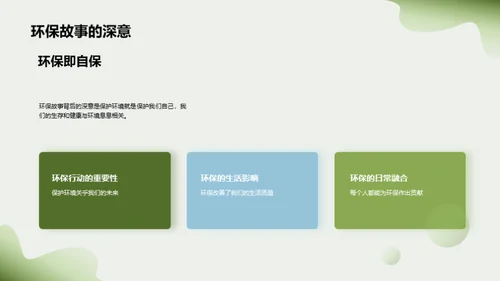 环保之路的故事诠释