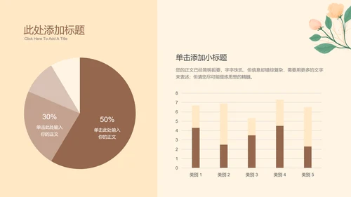 米色小清新通用PPT演示模板