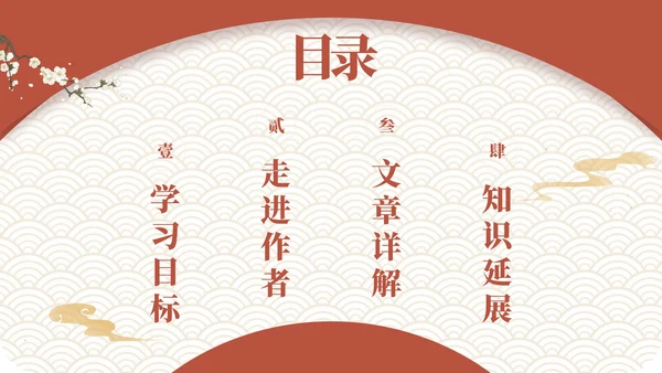 黄色弘扬国学经典传承中华文化PPT模板