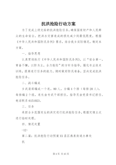 抗洪抢险行动方案.docx