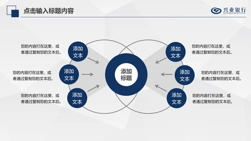 兴业银行简洁PPT模板金融理财