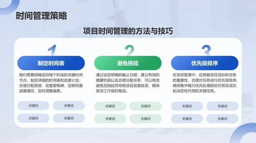 蓝色商务风科研项目汇报PPT模板