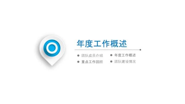 蓝色工作汇报述职年终总结PPT