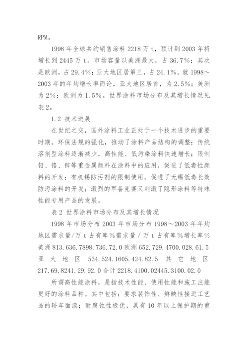 21世纪涂料工业发展趋势及对策论文.docx