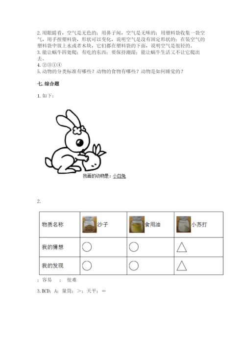 教科版一年级下册科学期末测试卷（夺冠系列）.docx