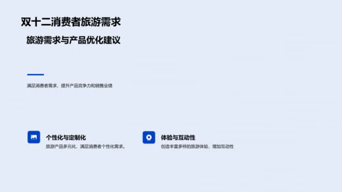 双十二旅游市场解析PPT模板