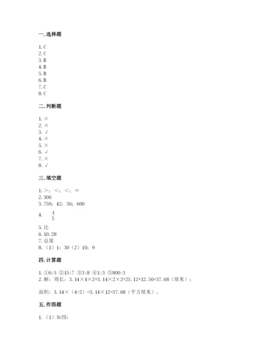 2022人教版六年级上册数学期末考试卷全面.docx