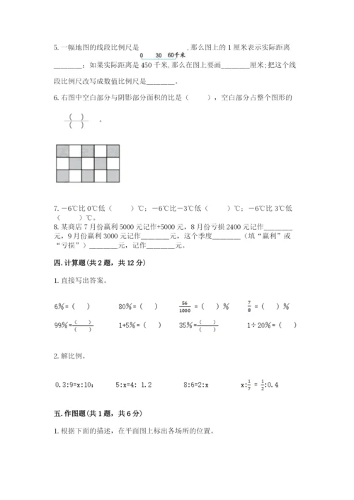 冀教版六年级下册数学 期末检测卷及完整答案【名校卷】.docx