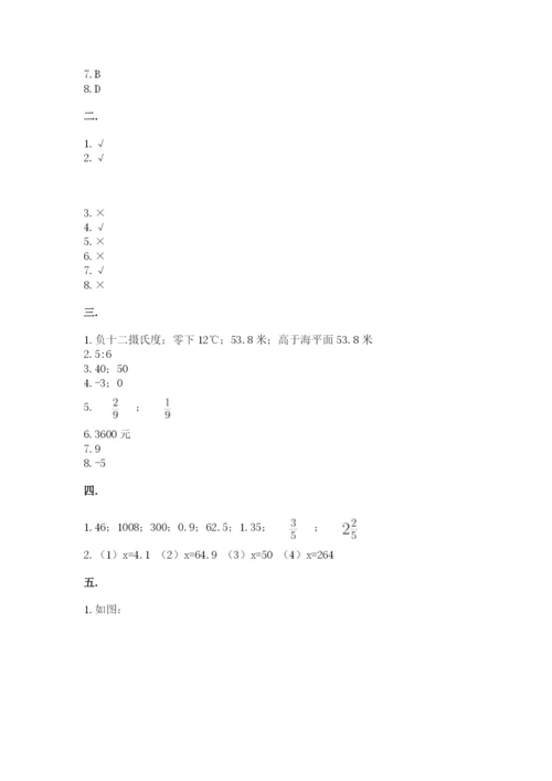 浙教版数学小升初模拟试卷附参考答案（突破训练）.docx