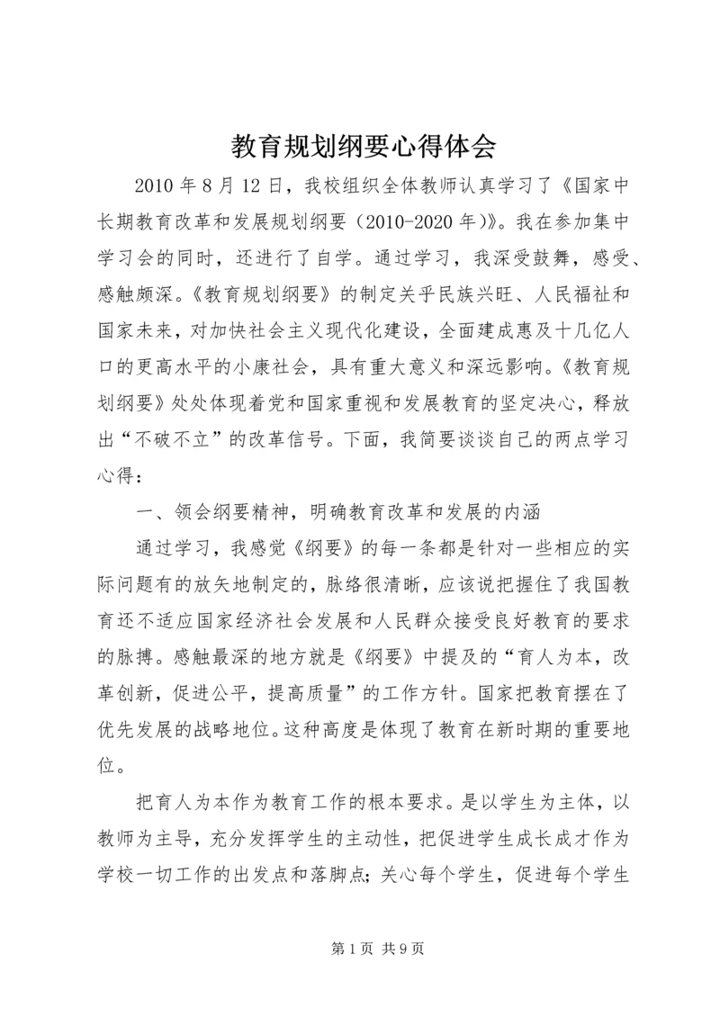 教育规划纲要心得体会 (5).docx