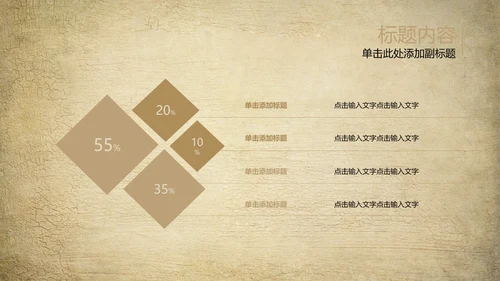 欧式复古怀旧风格ppt动态模板