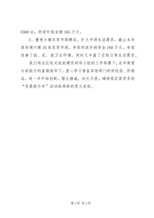 商管办发展提升汇报.docx