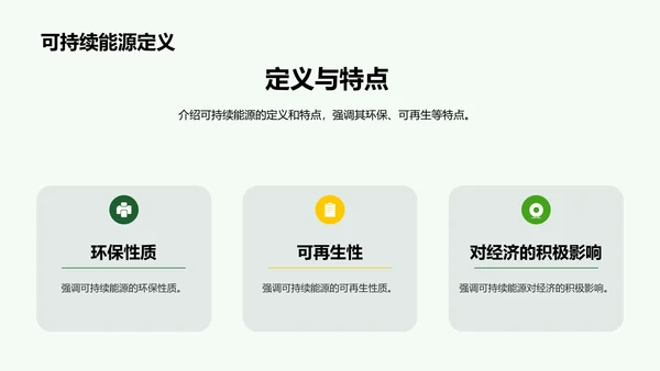 绿色商务现代可持续能源实践研究报告PPT模板