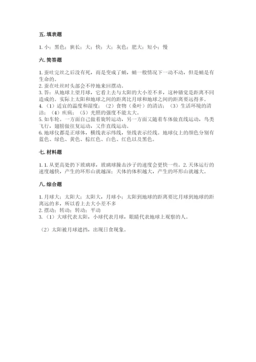 教科版科学三年级下册期末测试卷【考点提分】.docx