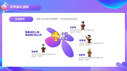 开学典礼会议活动庆典通用PPT模板