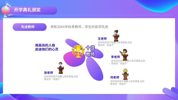 开学典礼会议活动庆典通用PPT模板
