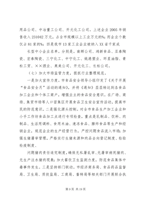 某市XX年工业经济发展总结XX年工作安排 (5).docx