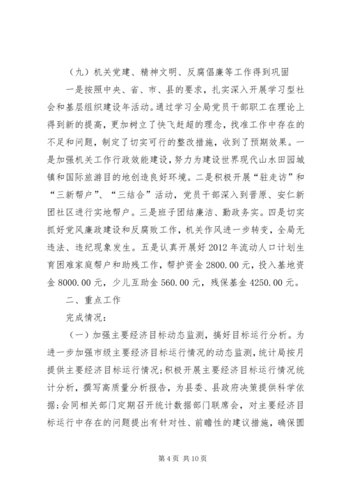 乡镇统计局工作总结.docx