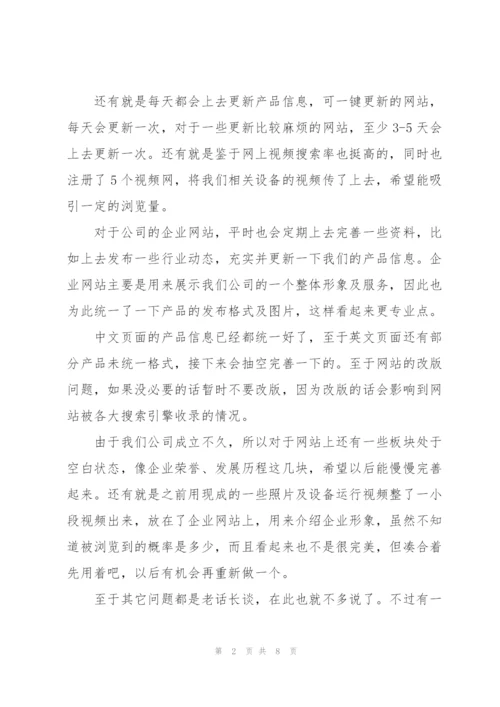 网络推广工作总结.docx