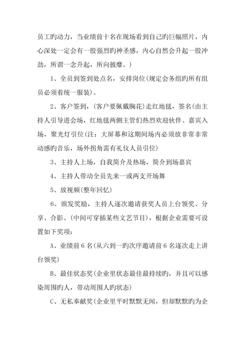 公司年会策划方案精选.docx