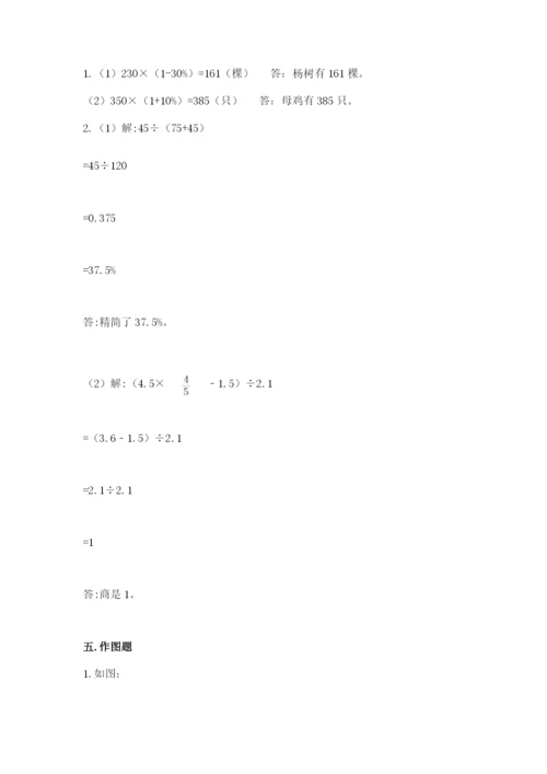 宝安区六年级下册数学期末测试卷精品加答案.docx