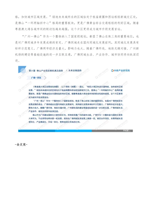 《粤港澳大湾区专题-2021佛山产业园投资前景研究报告》.docx